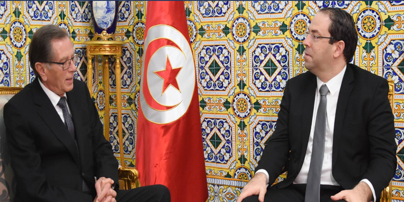 رئيس الحكومة لسفير فلسطين: تونس رئيسا وحكومة وشعبا في صفّ القضية الفلسطينية العادلة
